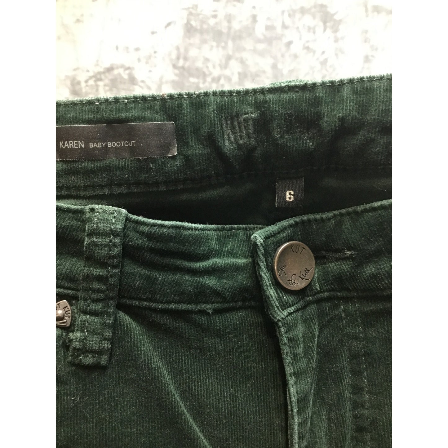 Kut from The Kloth Flare Jeans Women's Size 30 Green