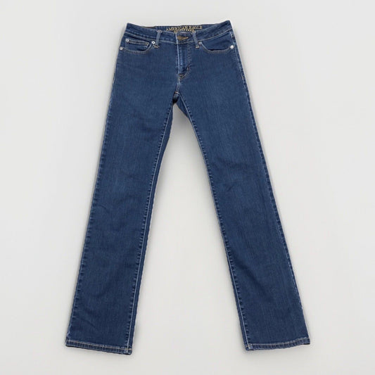 American Eagle Active Flex Original Straight Men's Size 28x34 Dark Blue Denim