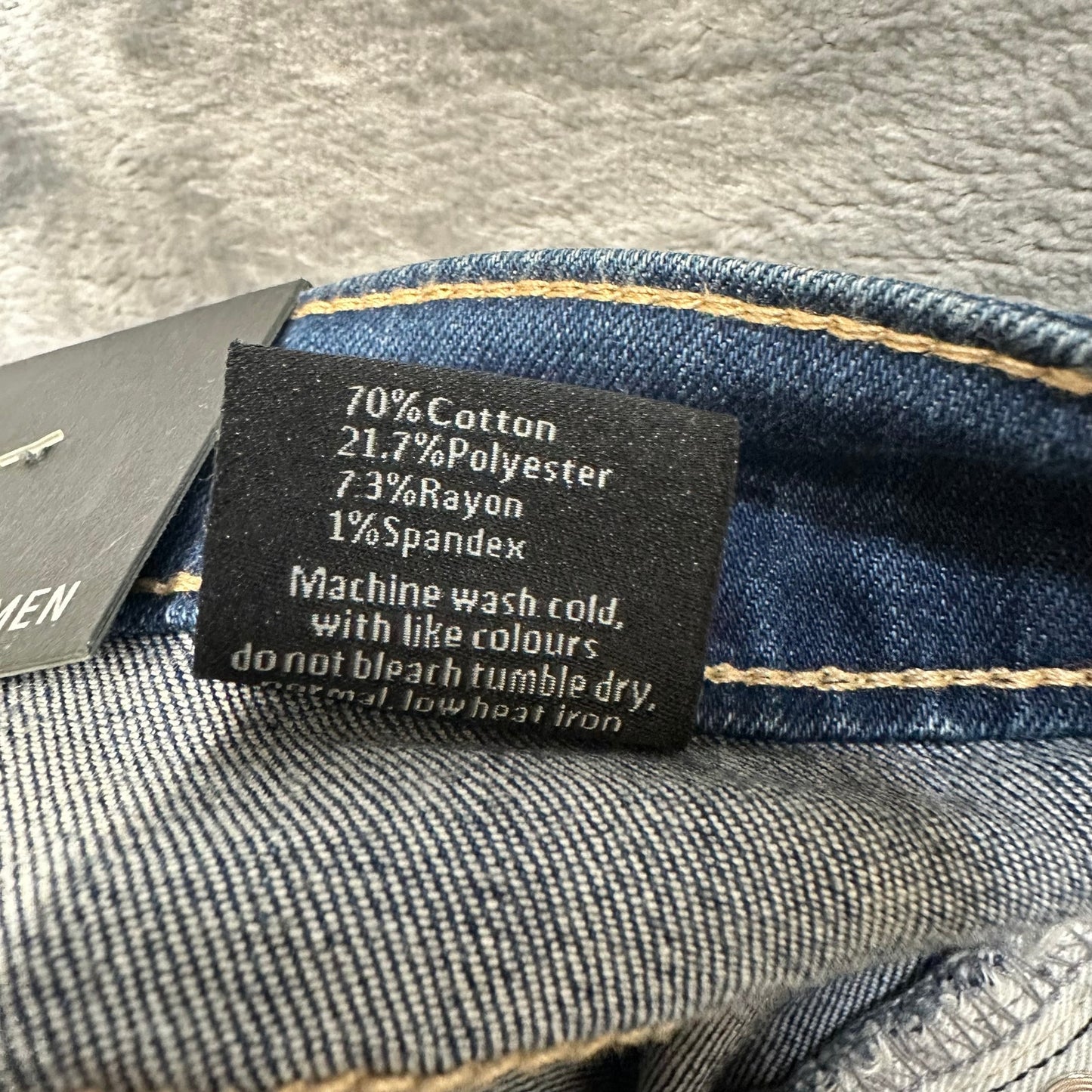 American Tall Skinny Jeans Men's Size 34x35 Blue Denim