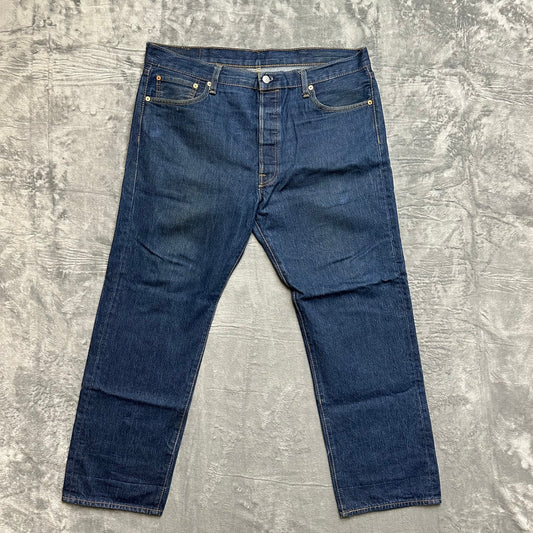 Levi's Straight Jeans Men's Size 38x32 Blue Denim