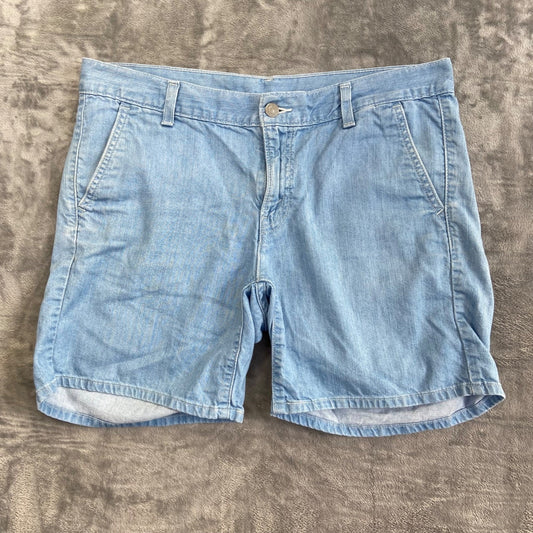 Levi's Men's Denim Shorts Size 30 Light Blue 100% Cotton Casual