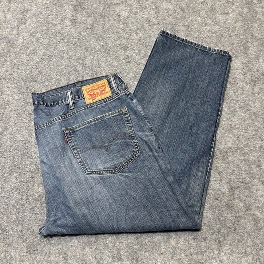 Levi's 550 Relaxed Fit Jeans Mens Size 46x30 Blue Light Wash Denim