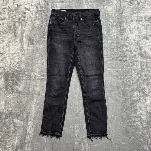 New Gap Vintage Slim High Rise Jeans Women's Size 26 Black Denim