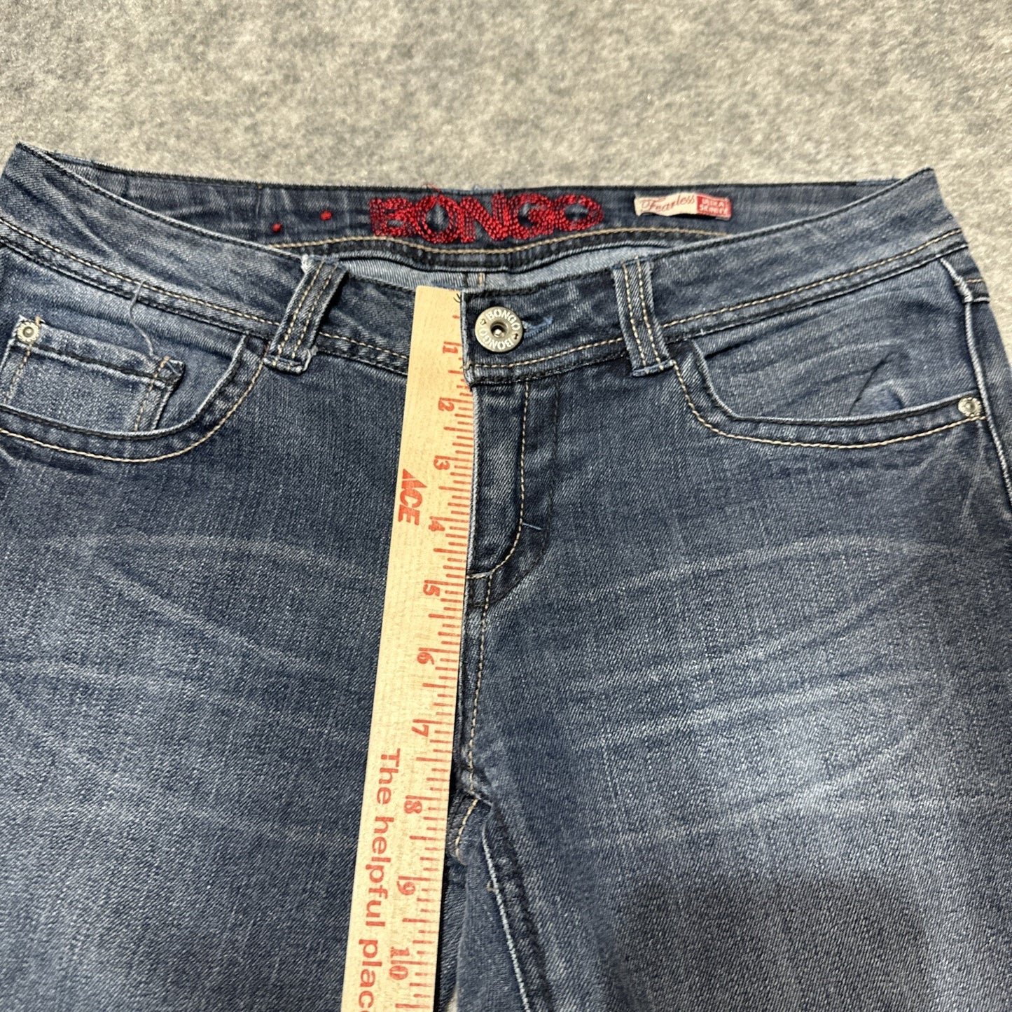 Bongo Skinny Women's Jeans Size 9 Blue Dark Denim
