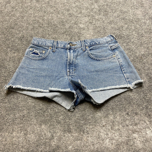 Vintage LEI Cut Off Jean Shorts Women's Size 5 Light Blue Denim