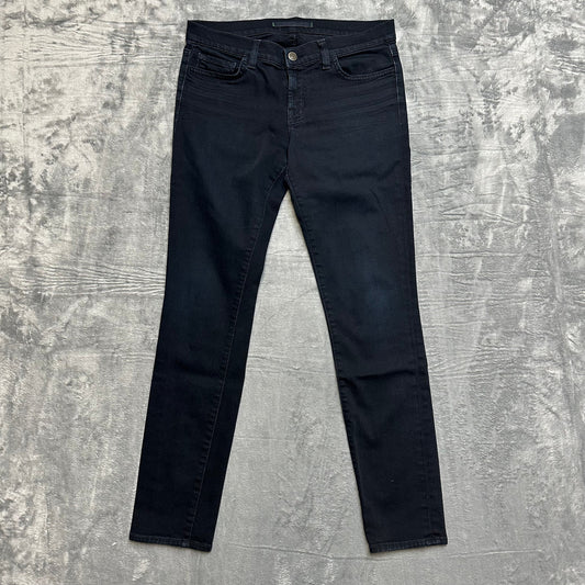 J Brand Skinny Jeans Women's Sz 27 Black Denim