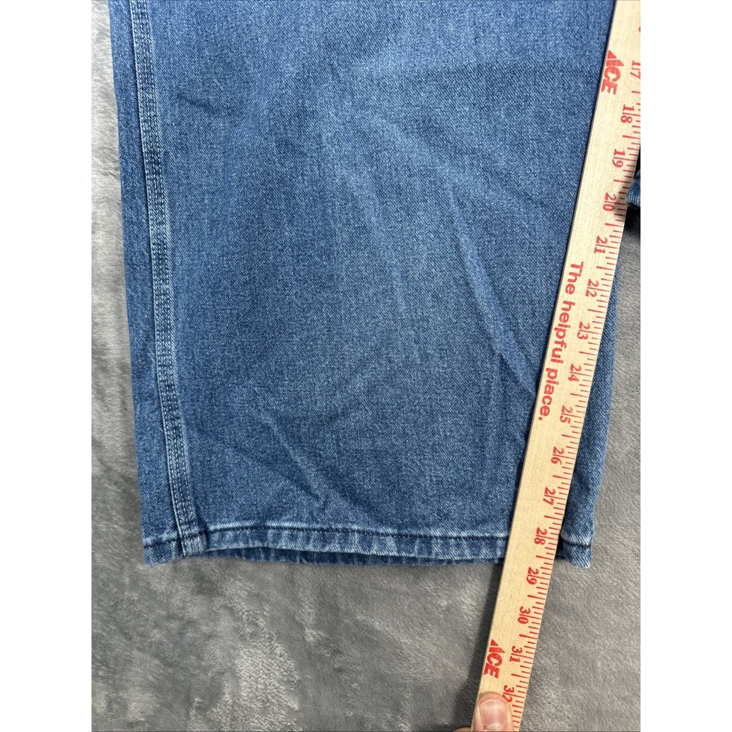 New Dickies Denim Bib Overalls Men's Size 50x30 Blue Denim