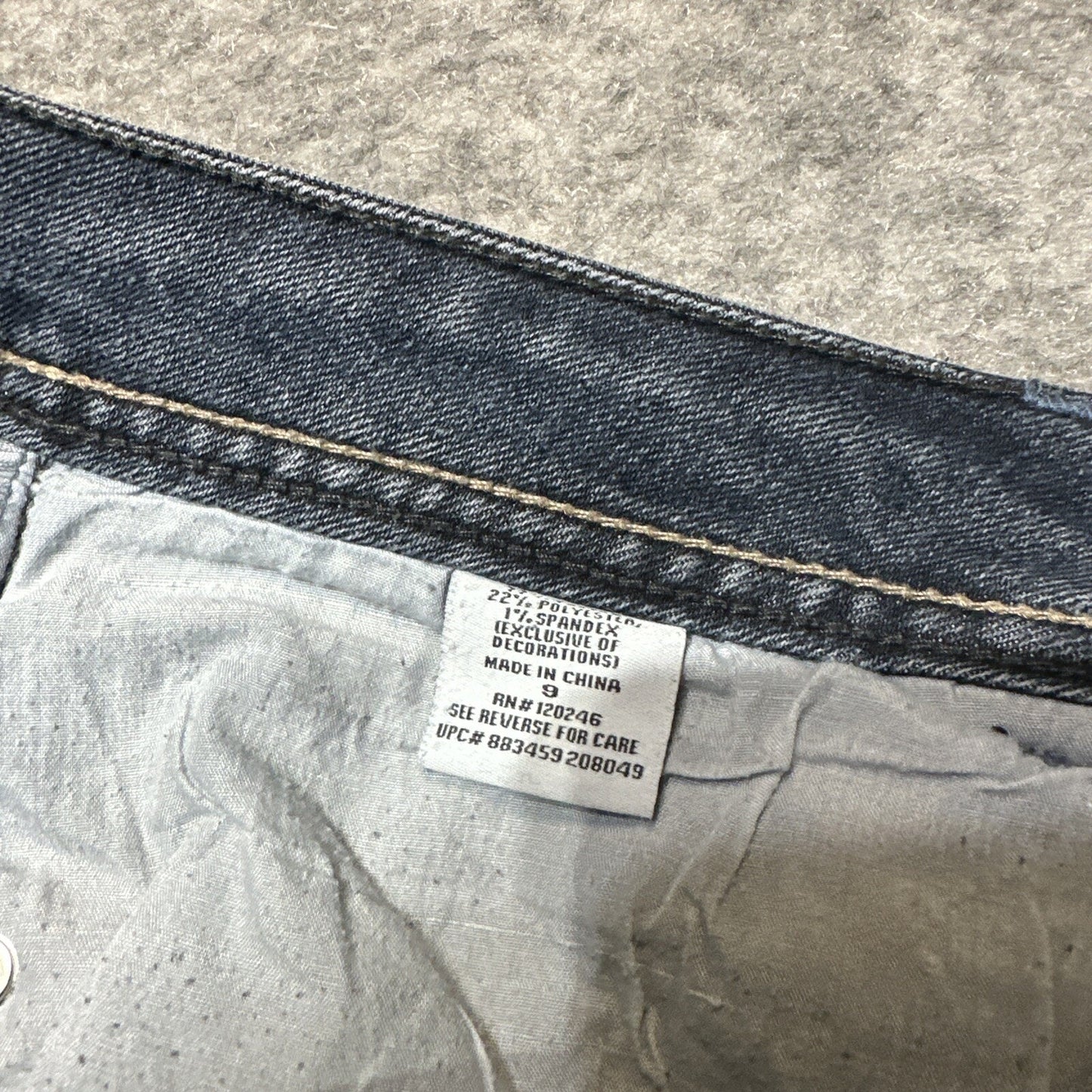 Bongo Skinny Women's Jeans Size 9 Blue Dark Denim