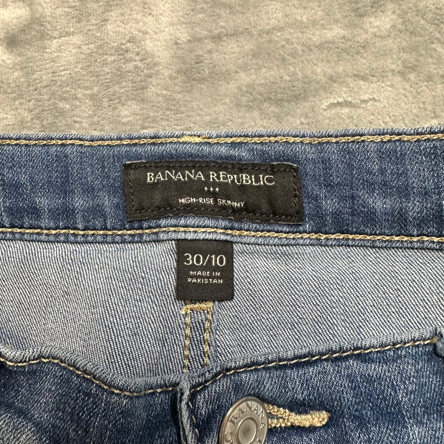 Banana Republic High Rise Skinny Jeans Women’s Size 30 Blue Denim