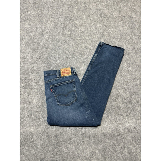 Levi’s 505 Men’s Relaxed Straight Leg Jeans Size 38x32 Blue Medium Denim