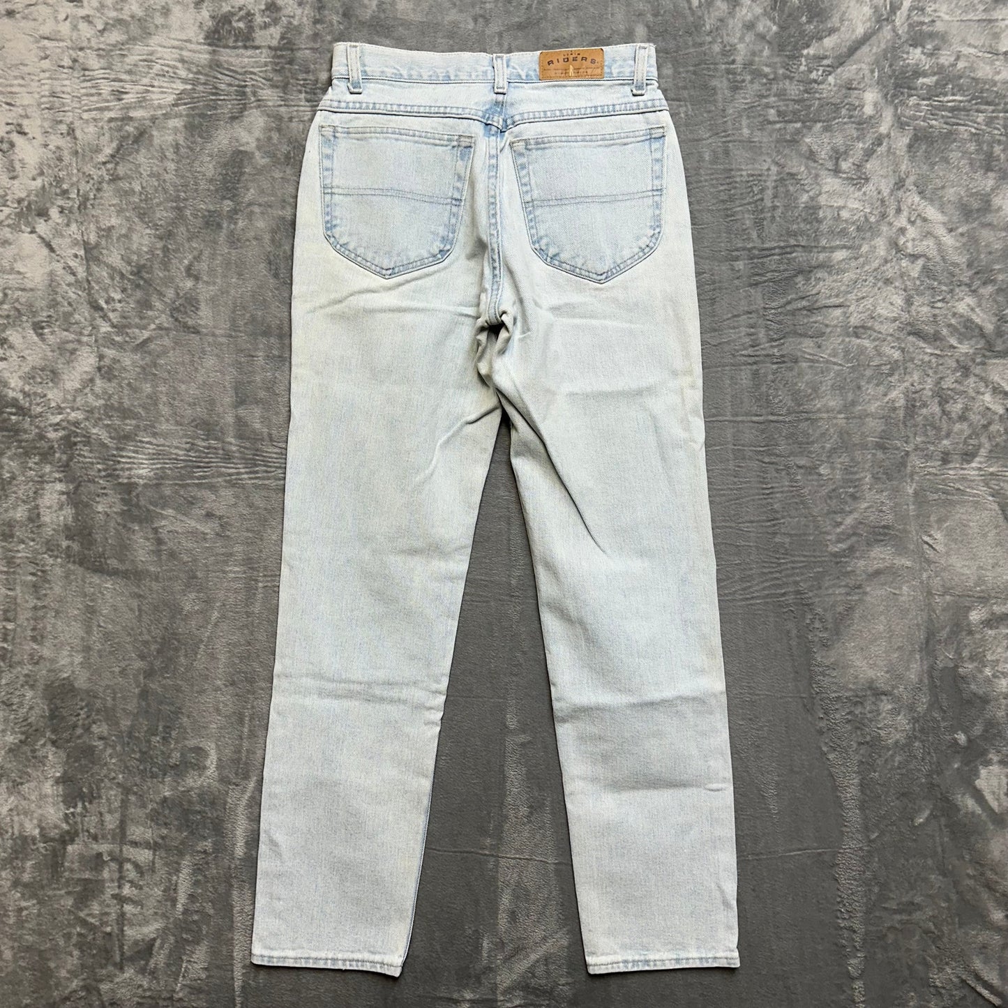 Vintage Denim Riders Straight Jeans Women's Size 29 Light Blue Denim