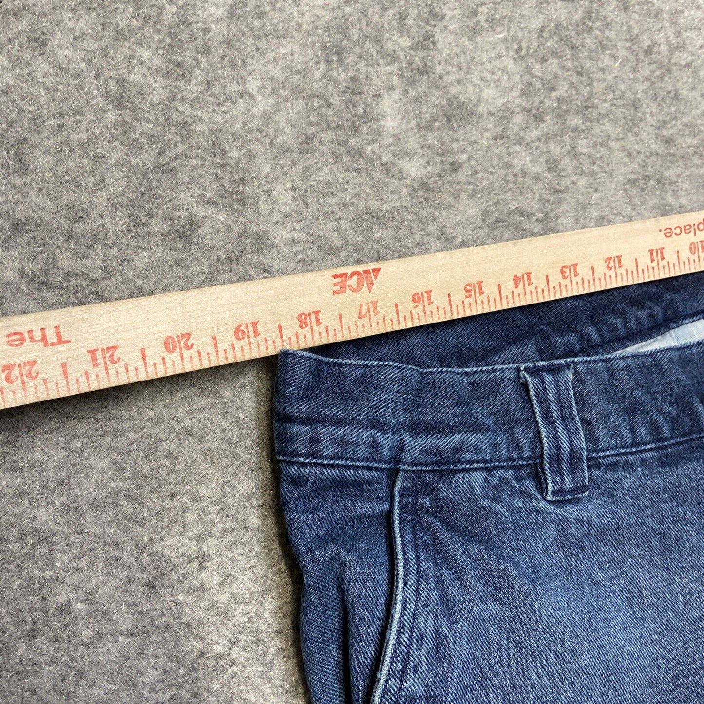 Orvis Straight Jeans Men's Size 42 Blue Dark Wash Denim 100% Cotton Pants