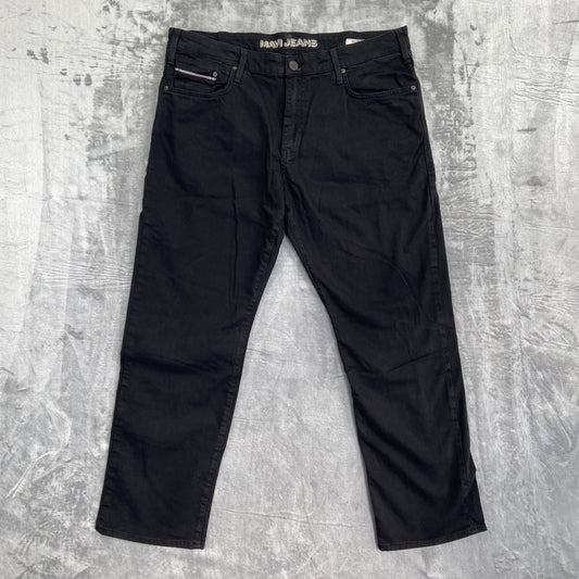 Mavi Jeans Myles Straight Jeans Men's Size 38x30 Black Denim