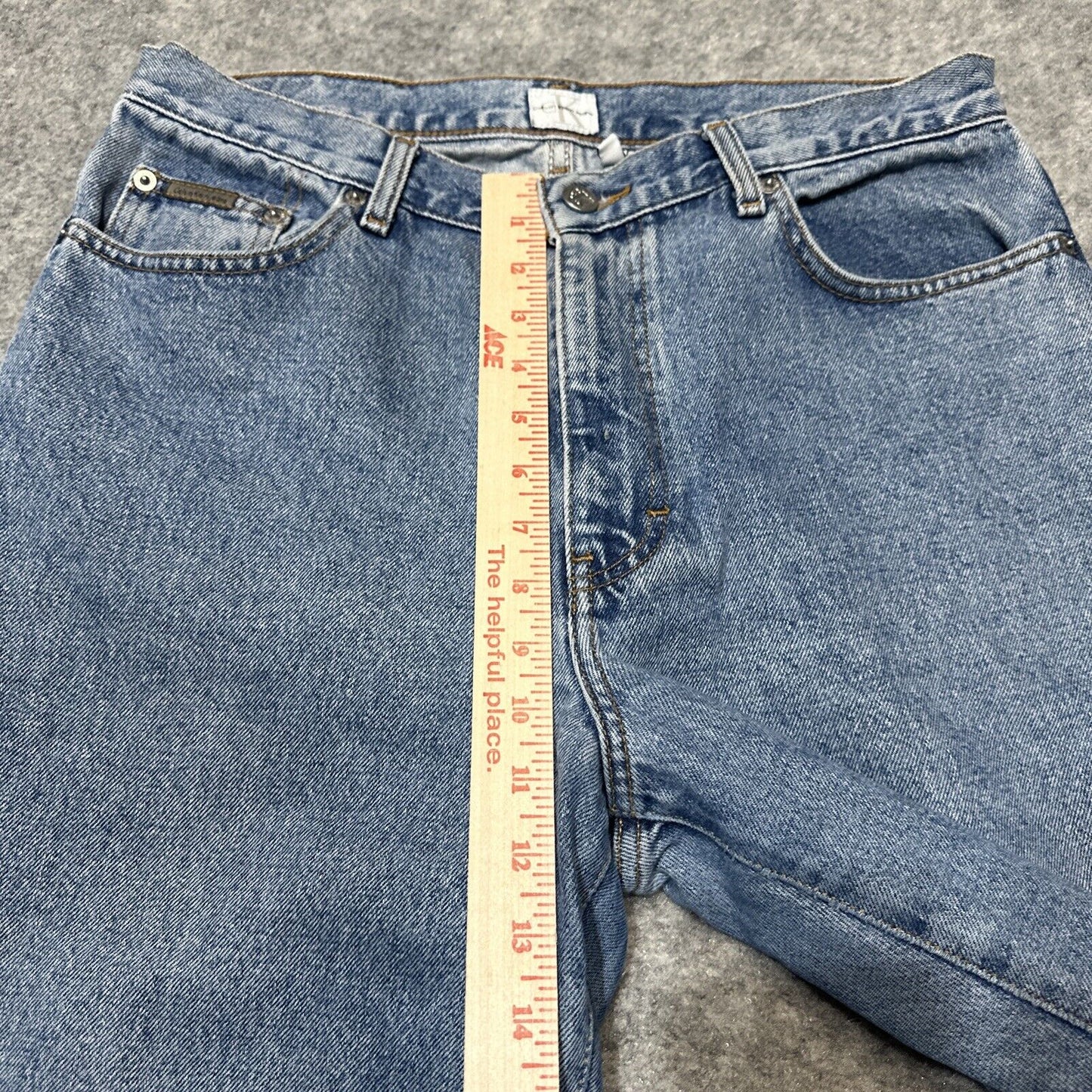 Calvin Klein Easy Fit Women’s Jeans Size 12 Blue Light Wash Denim