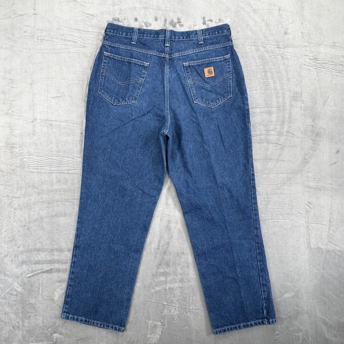 Carhartt Men's Relaxed Fit Straight Jeans 36x30 Blue Denim #2015