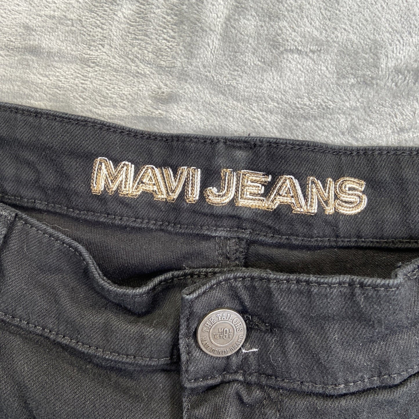 Mavi Jeans Myles Straight Jeans Men's Size 38x30 Black Denim