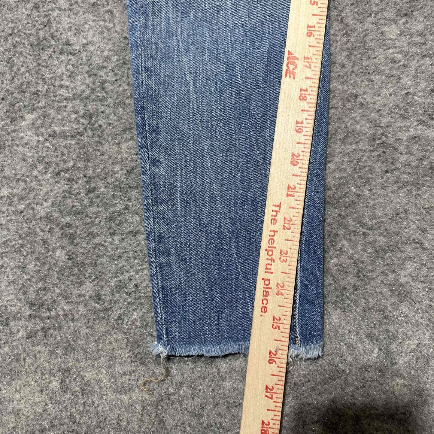 BKE Stella Women's Distressed Skinny Jeans Size 25 Blue Light Wash Denim
