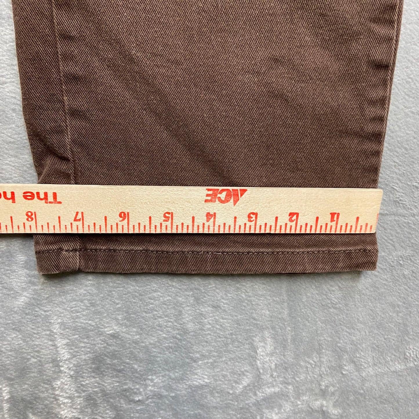Lee Relaxed Fit Straight Leg Jeans Women's Size 12 Brown Denim Stretch GUC