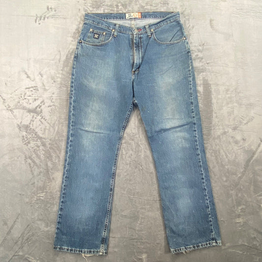 Wrangler Men's 20Xtreme Boot Cut Jeans Size 34x32 Blue Denim