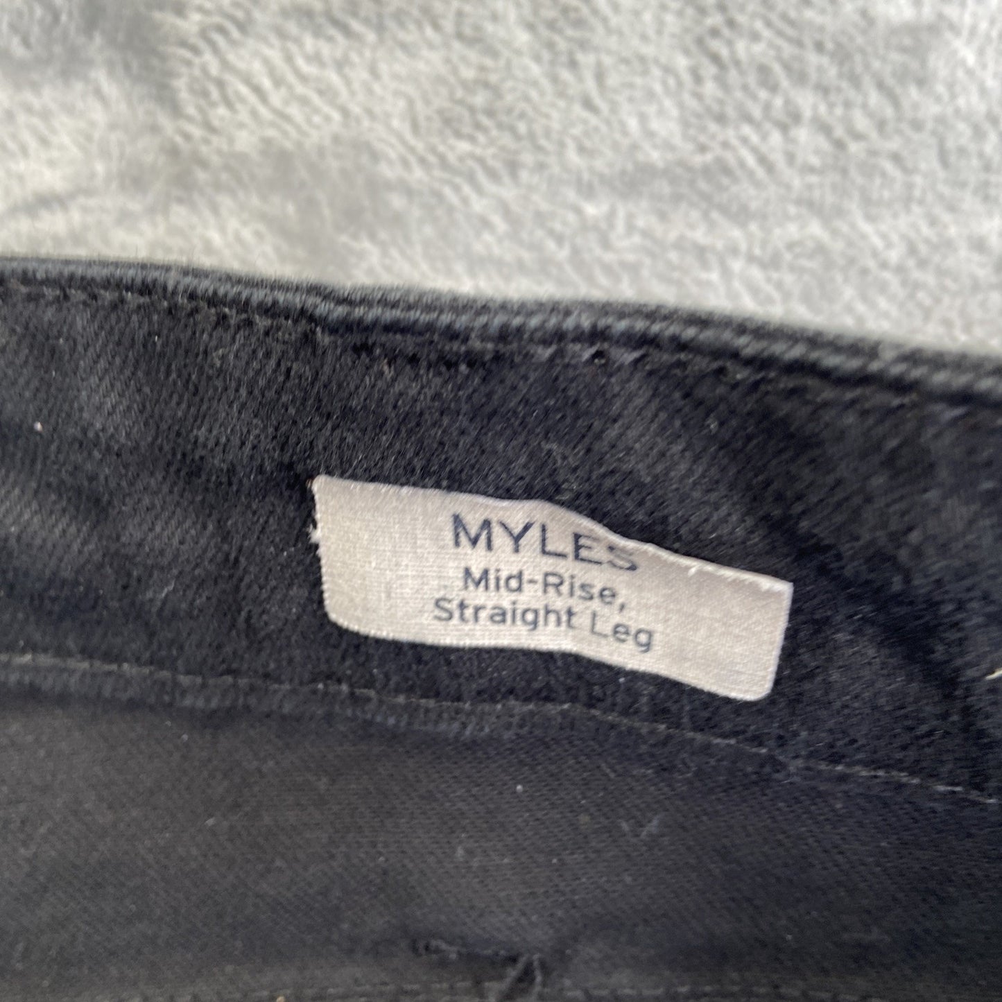 Mavi Jeans Myles Straight Jeans Men's Size 38x30 Black Denim
