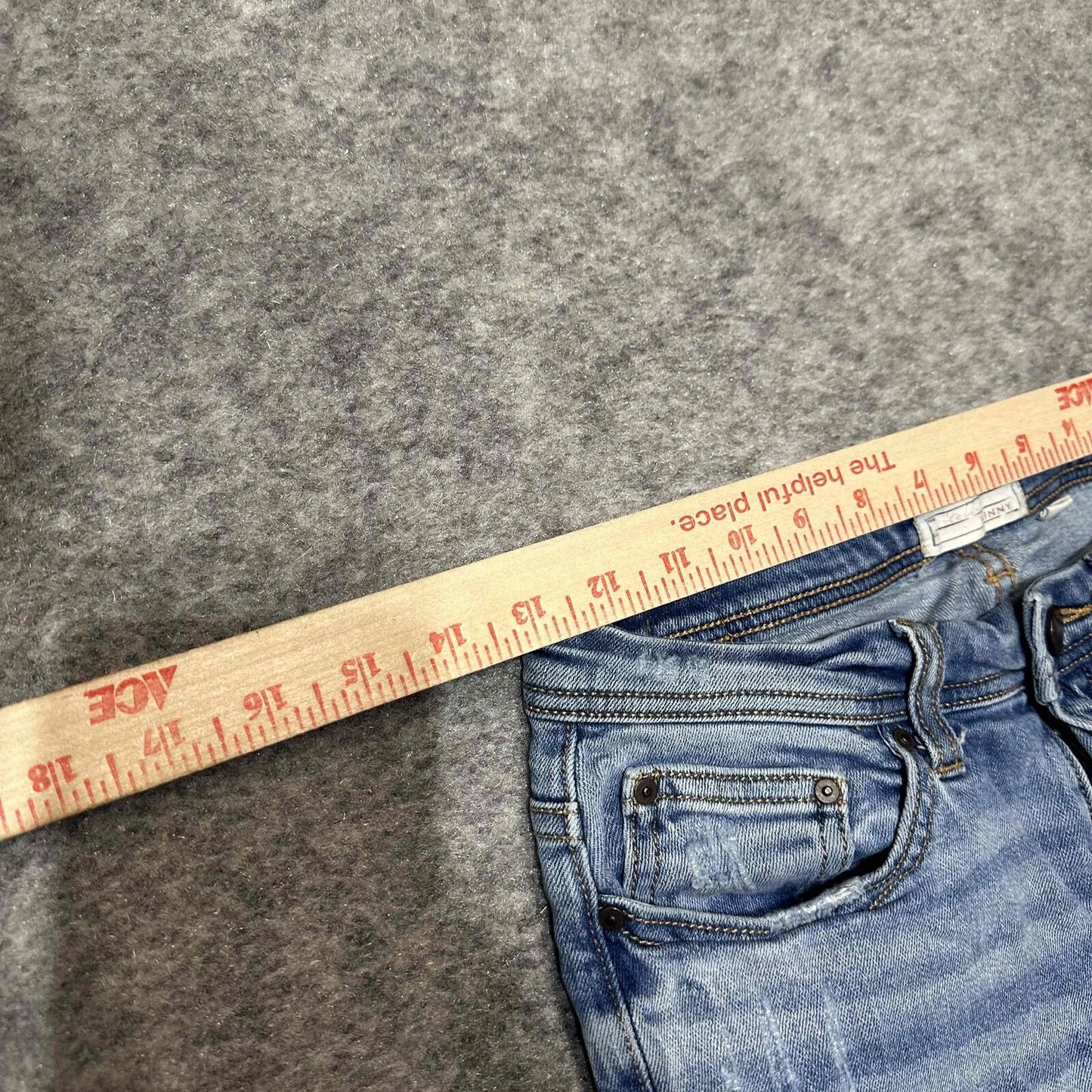 BKE Stella Women's Distressed Skinny Jeans Size 25 Blue Light Wash Denim