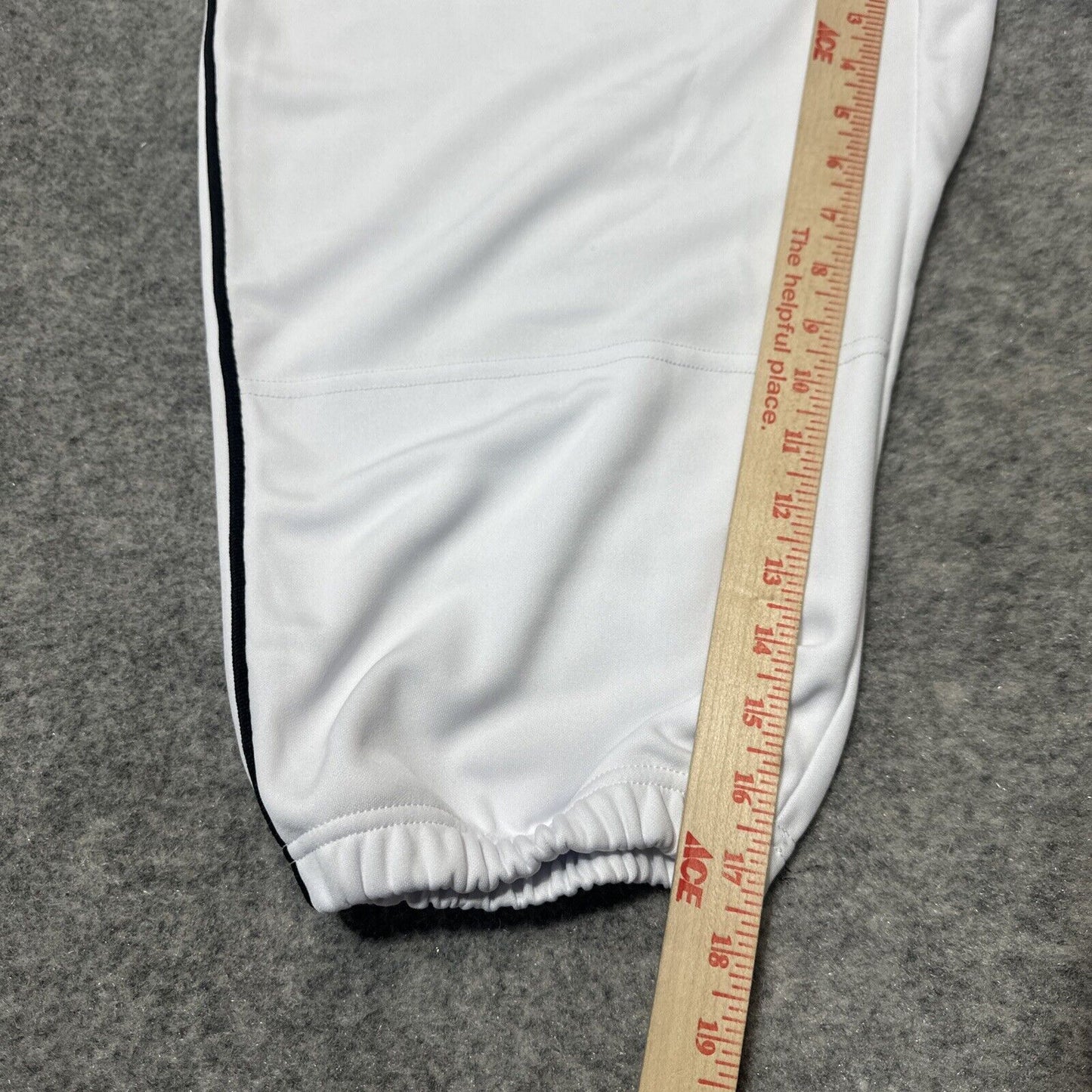 Champro Kincker Loose Fit Men's Baseball Pants Size L White Cropped Pants