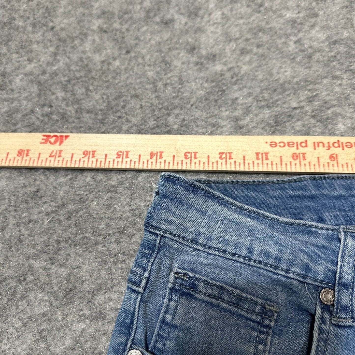 Boohoo MAN Skinny Men's Jeans Size 30S Blue Light Wash Denim