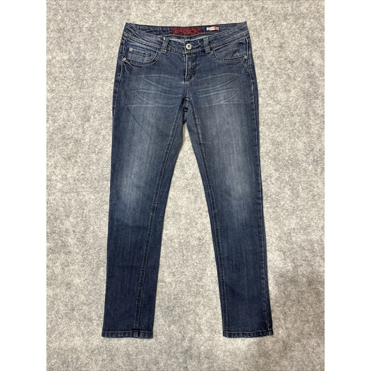 Bongo Skinny Women's Jeans Size 9 Blue Dark Denim