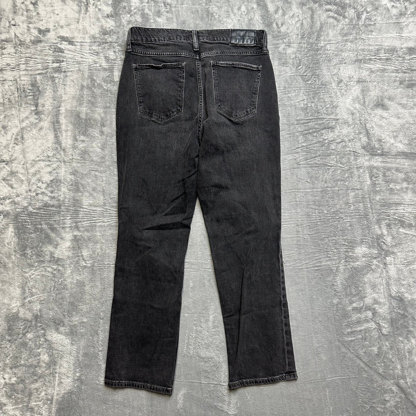 Lucky Brand Distressed Zoe High Rise Straight Jeans Men's Size 8/29R Black Denim