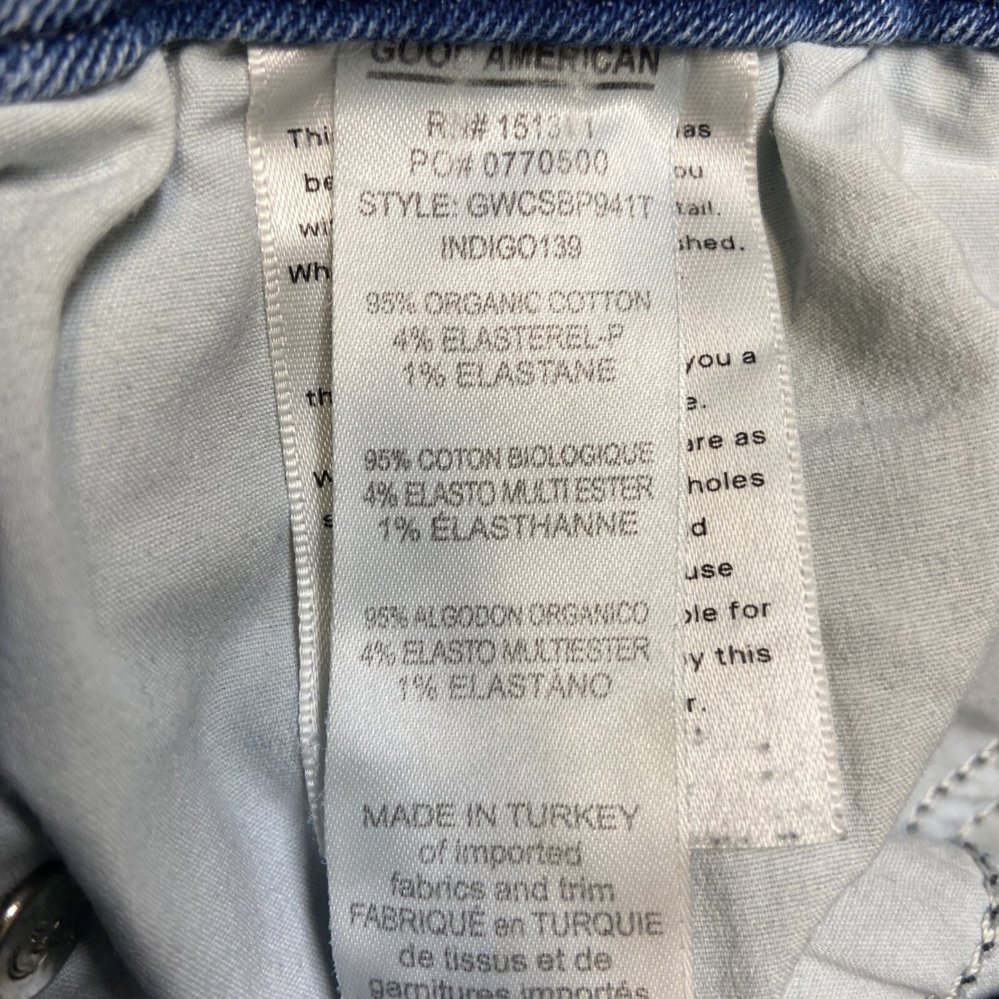 Good American Skinny Jeans Women’s Size 2/26 Blue Denim