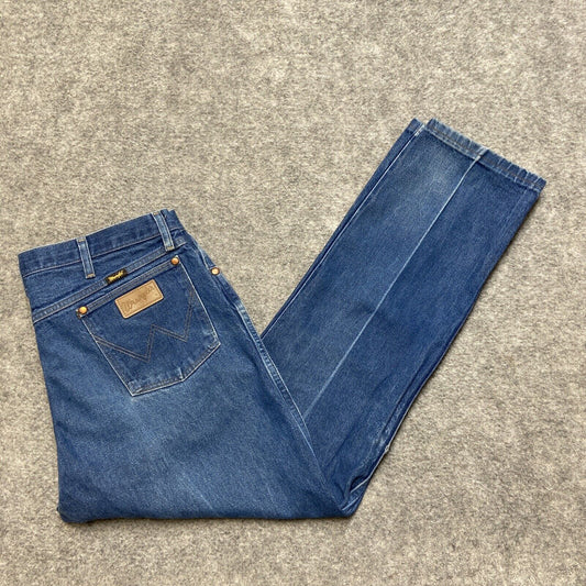 Wrangler 13MWZ Cowboy Cut Jeans Men's Size 40x32 Medium Wash Western