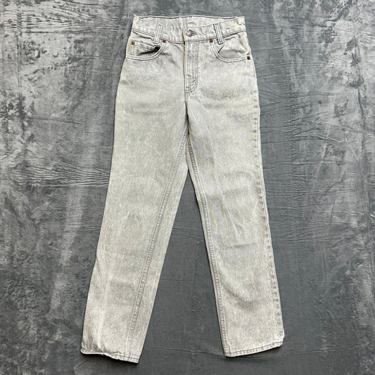 Vintage Levi's 706 Student Straight Jeans Boys Size 26x28 Gray DenimVintage Levi's 706 Straight Student Jeans Boys Size 26x28 Gray Denim