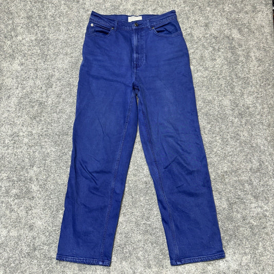 Everlane The Way High Jean Straight Jeans Women's Size 28R Purple Denim