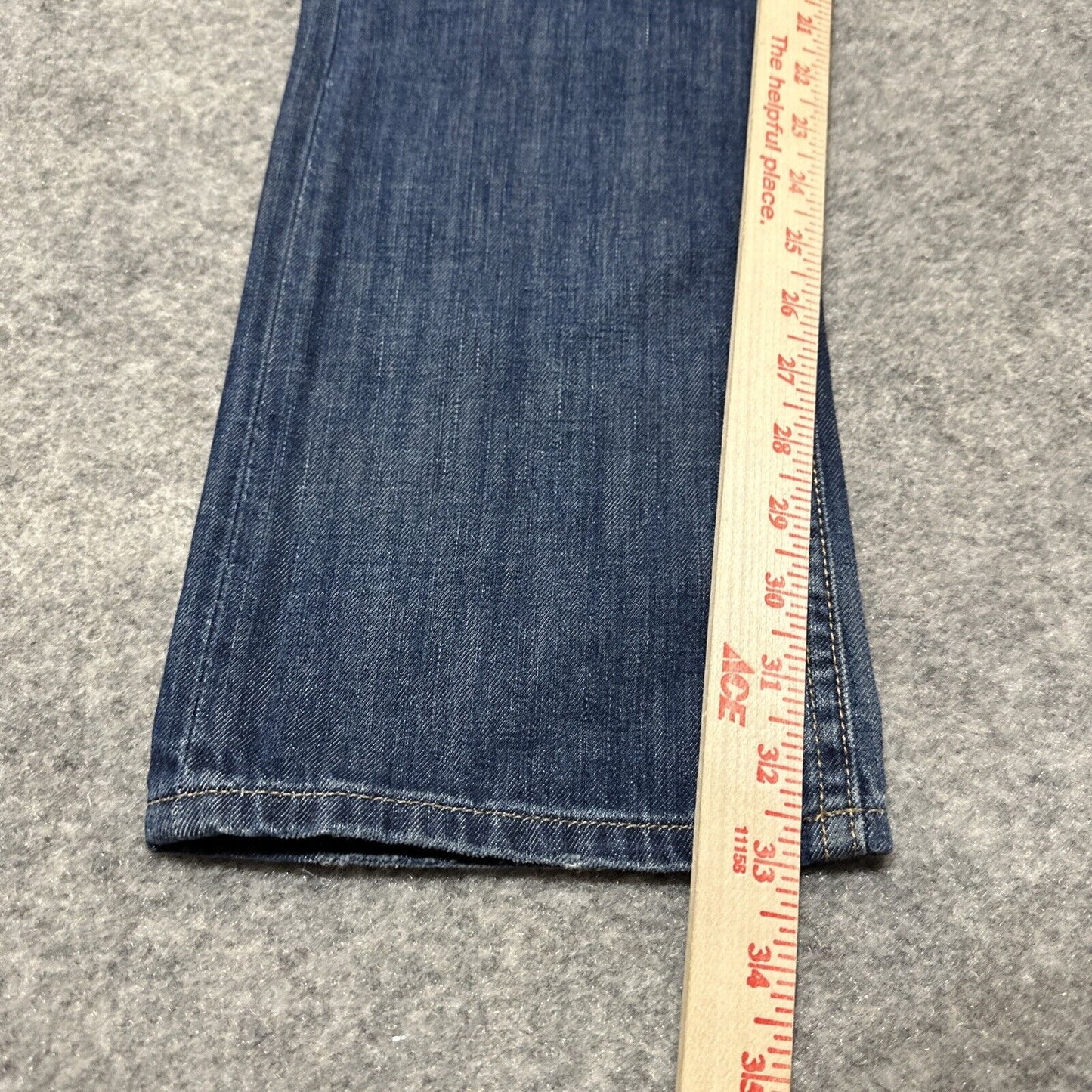 Banana Republic Men's Distressed Straight Jeans Size 28 Blue Dark Wash Denim