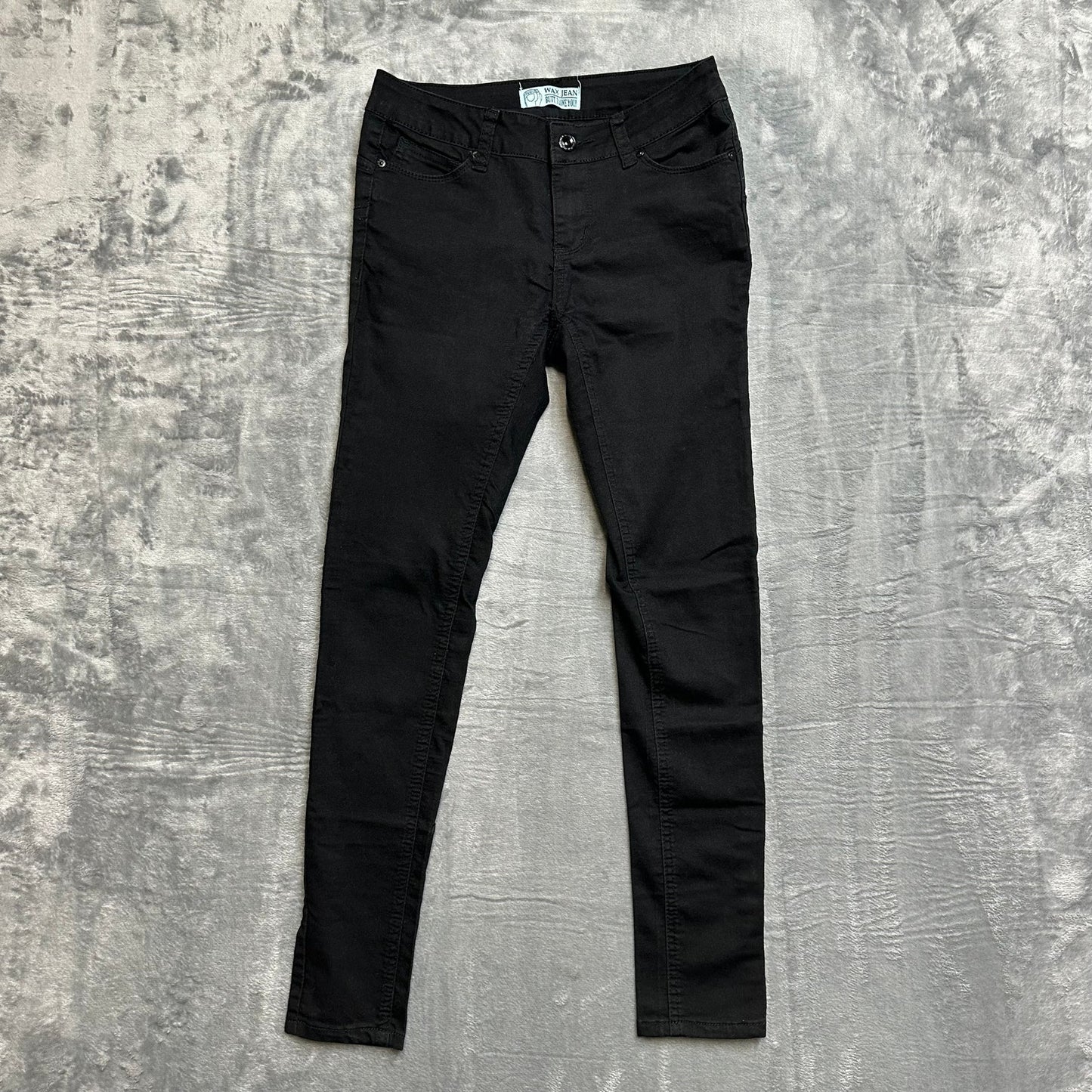 Wax Jean Women's Slim Skinny Jeans Size 1 Black Denim