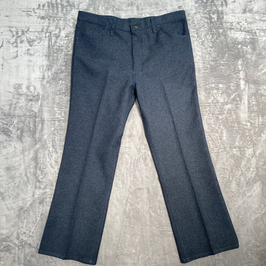 New Wrangler 82HU Ranch Western Pants Men's Size 38x30 Teal Blue