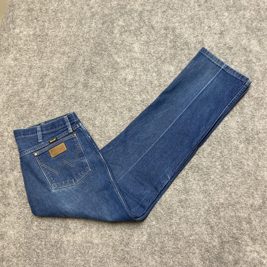 Wrangler 13MWZ Cowboy Cut Jeans Men's Size 40x32 Medium Wash Western