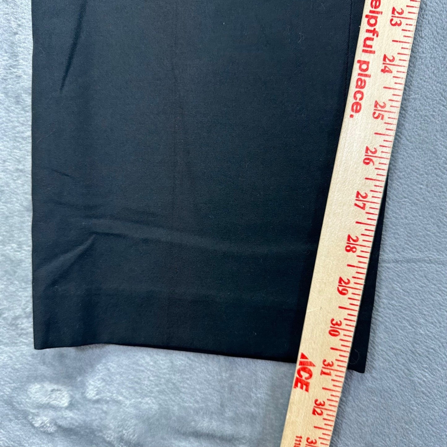 Billy London Men's Black Dress Pants Size 34x32 Slim Fit #534424