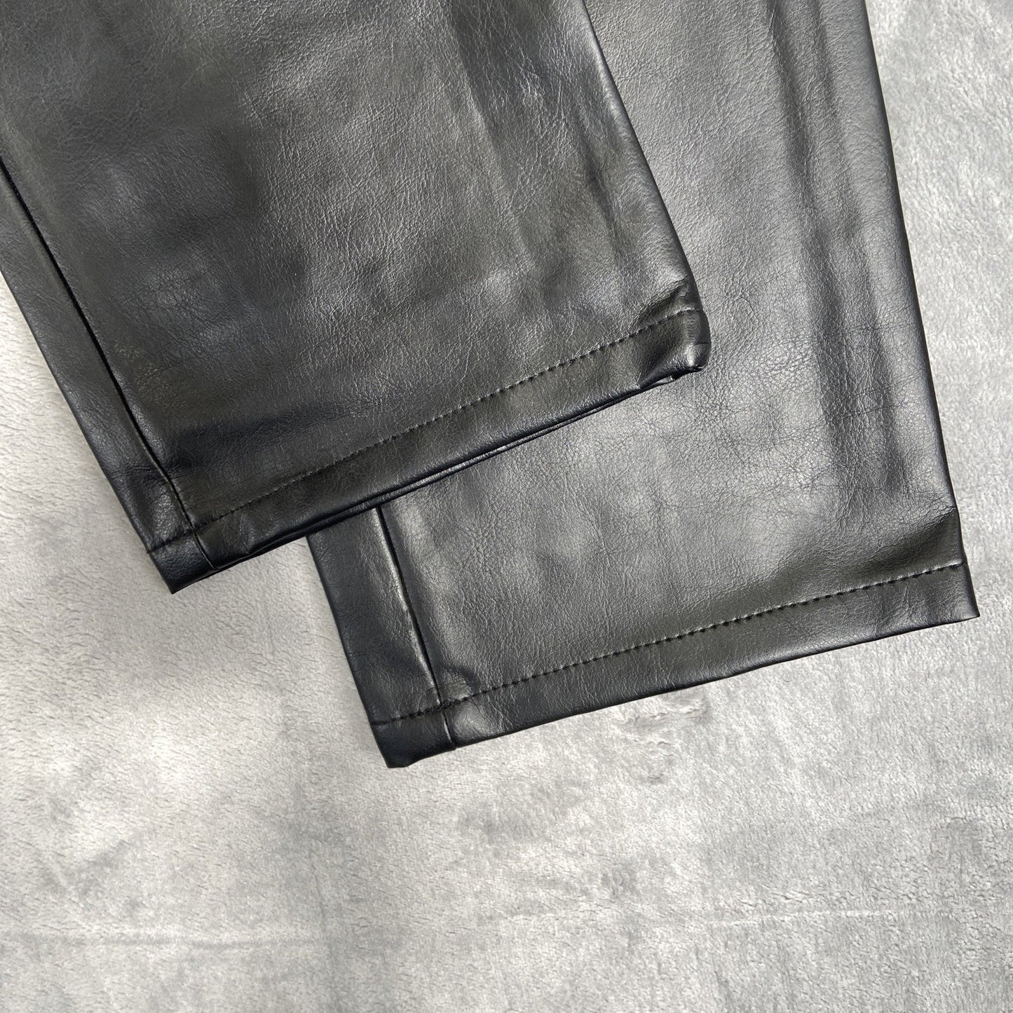 Vintage Arizona Leather Jeans Men's Size 32x34 Black