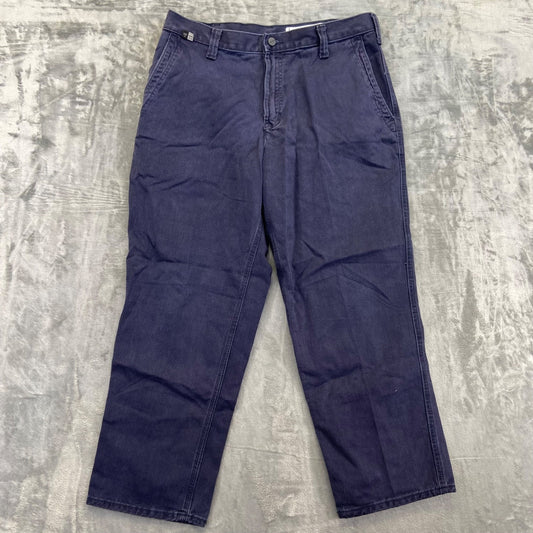 Carhartt Men's Straight Pants 34x30 Blue