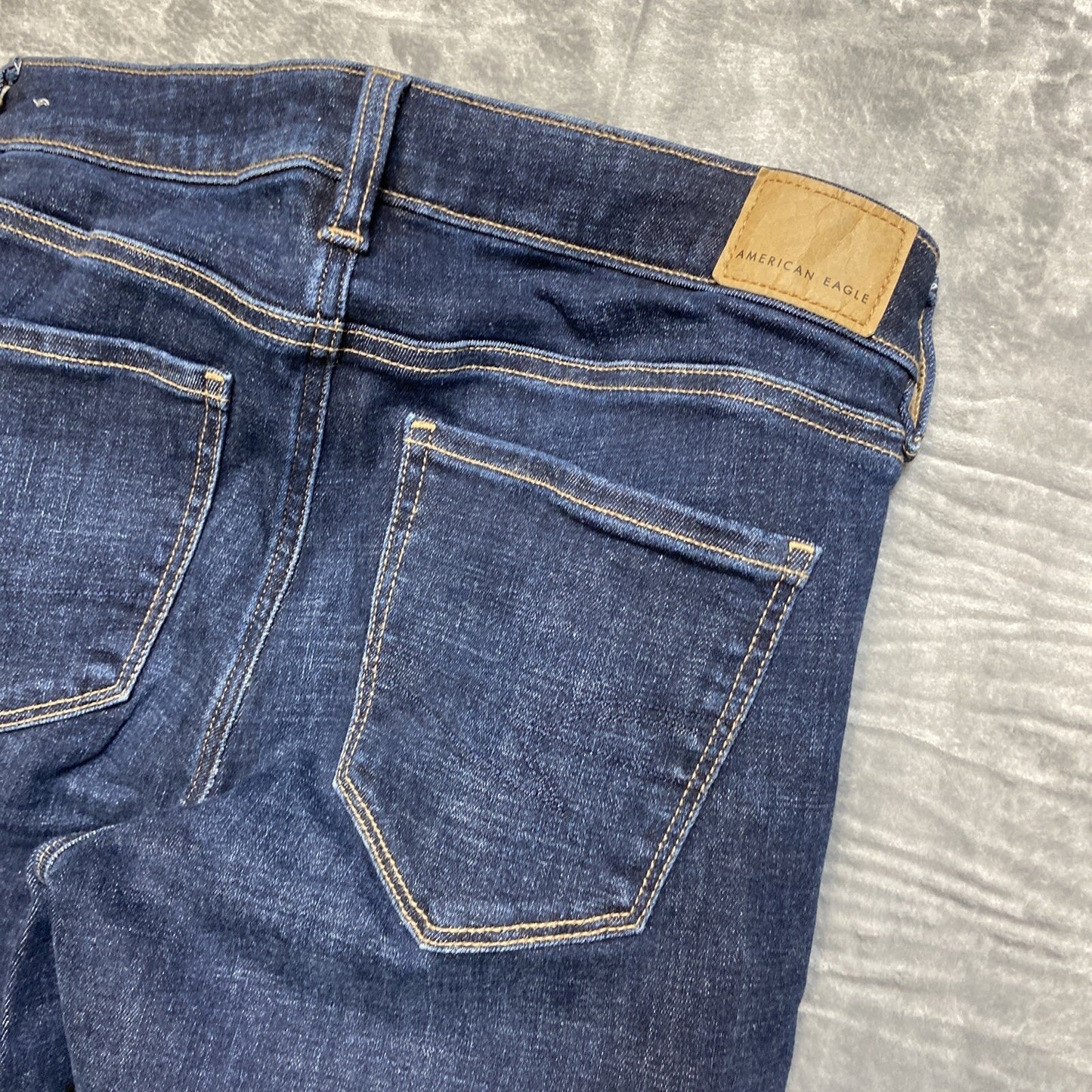 American Eagle Jegging Skinny Jeans Women's Size 4 Long Blue Denim