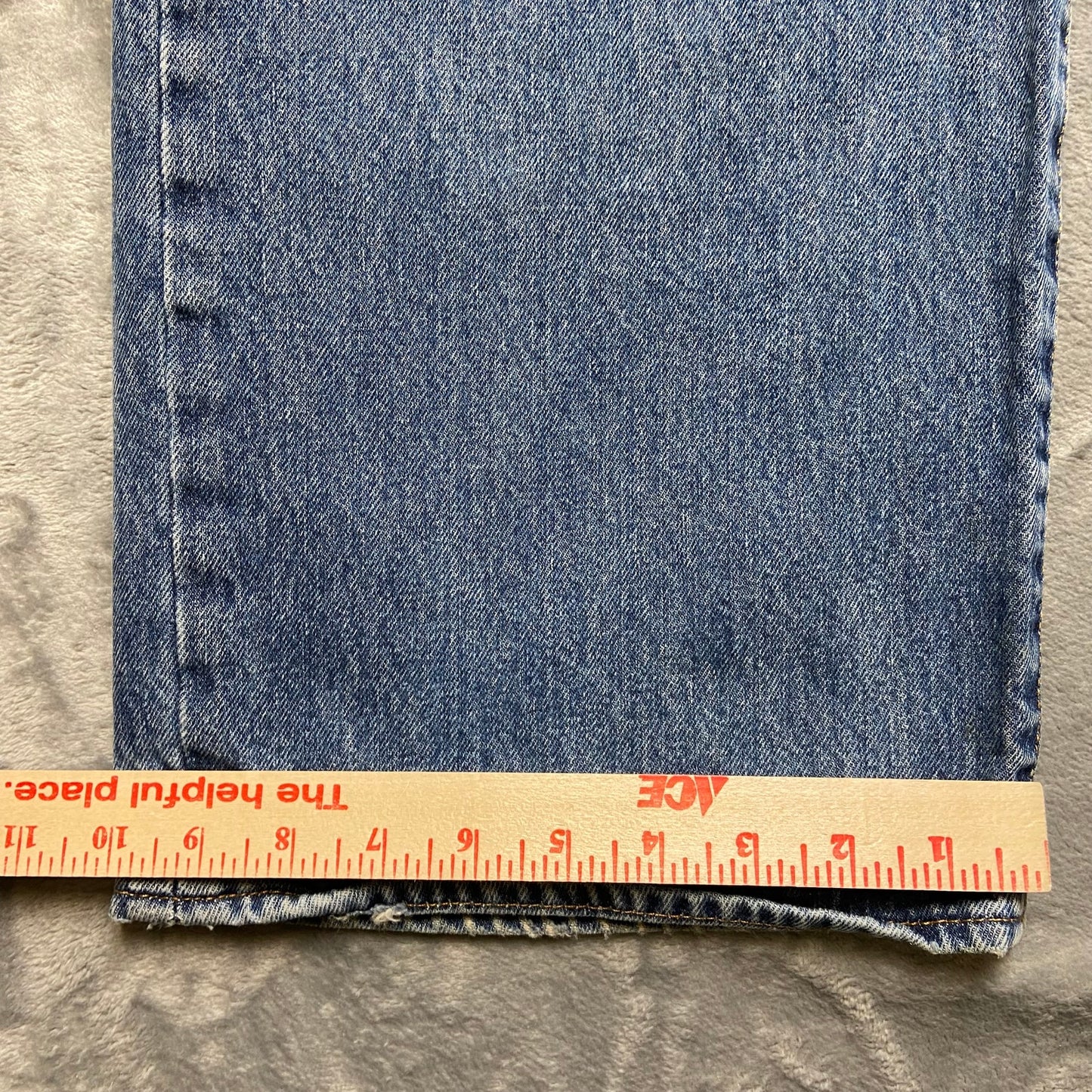 Levi's 501 Straight Jeans Men's Big & Tall Sz 50x29 Blue Medium Wash Button-Fly