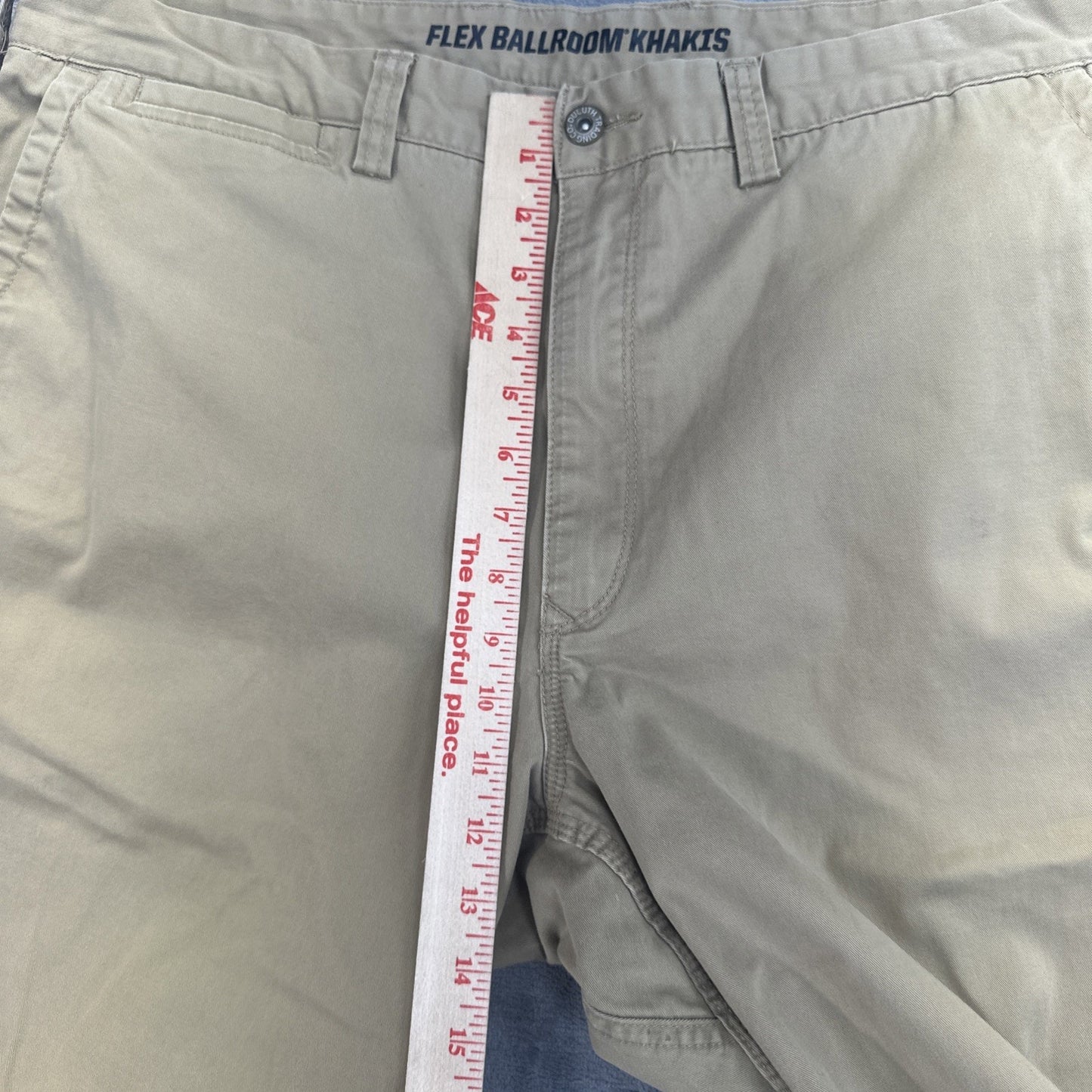 Duluth Flex Ballroom Khakis Pants Men's Size 40x30 Tan Khaki