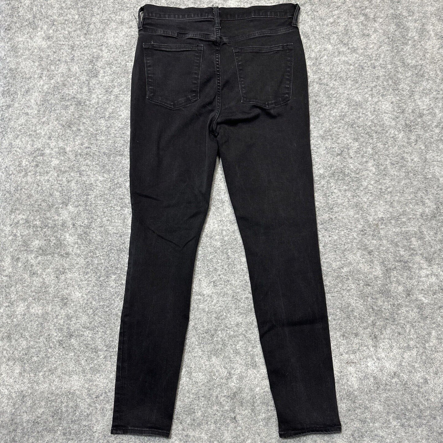 J.Crew Mercantile Women's Skinny Jeans Size 29 Black Dark Wash Denim
