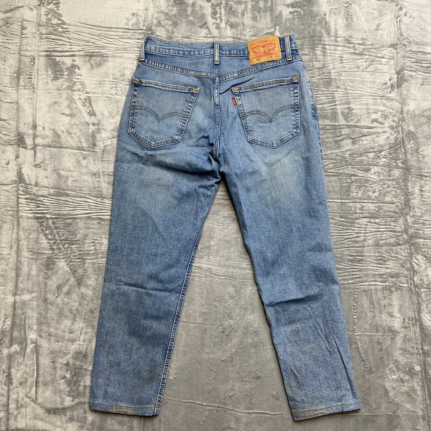 Levi’s Hemmed To Skinny Fit Jeans Women's Size 31x29 Blue Denim