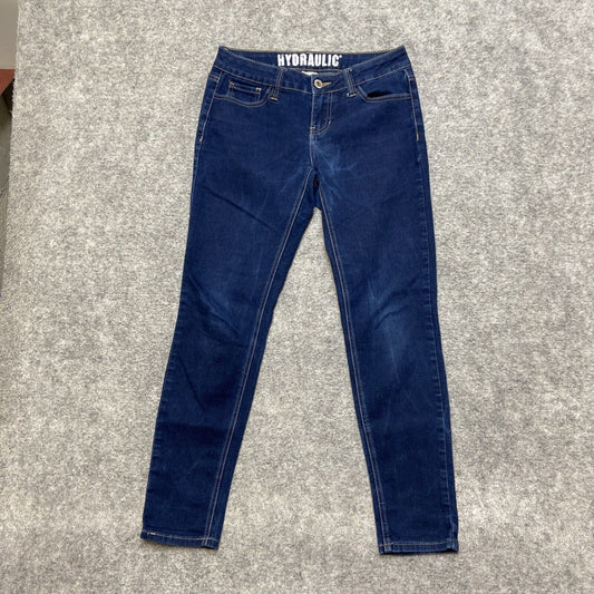 Hydraulic Skinny Jeans Women's Size 7/8 Blue Dark Wash Denim