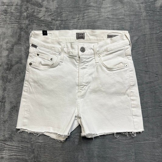 C of H Rocket Hi Rise Skinny Shorts Women's Size 24 White
