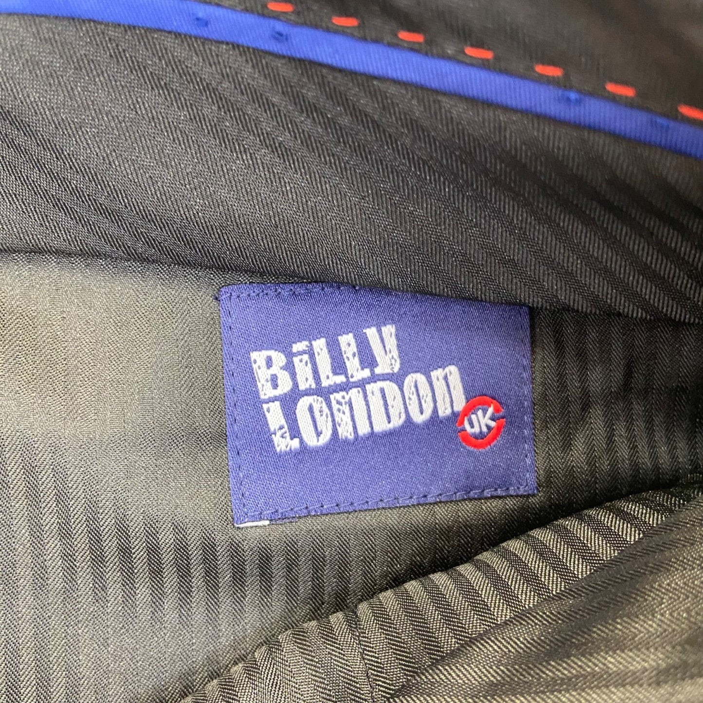 Billy London Men's Dress Pants 34x30 Black Polyester Rayon