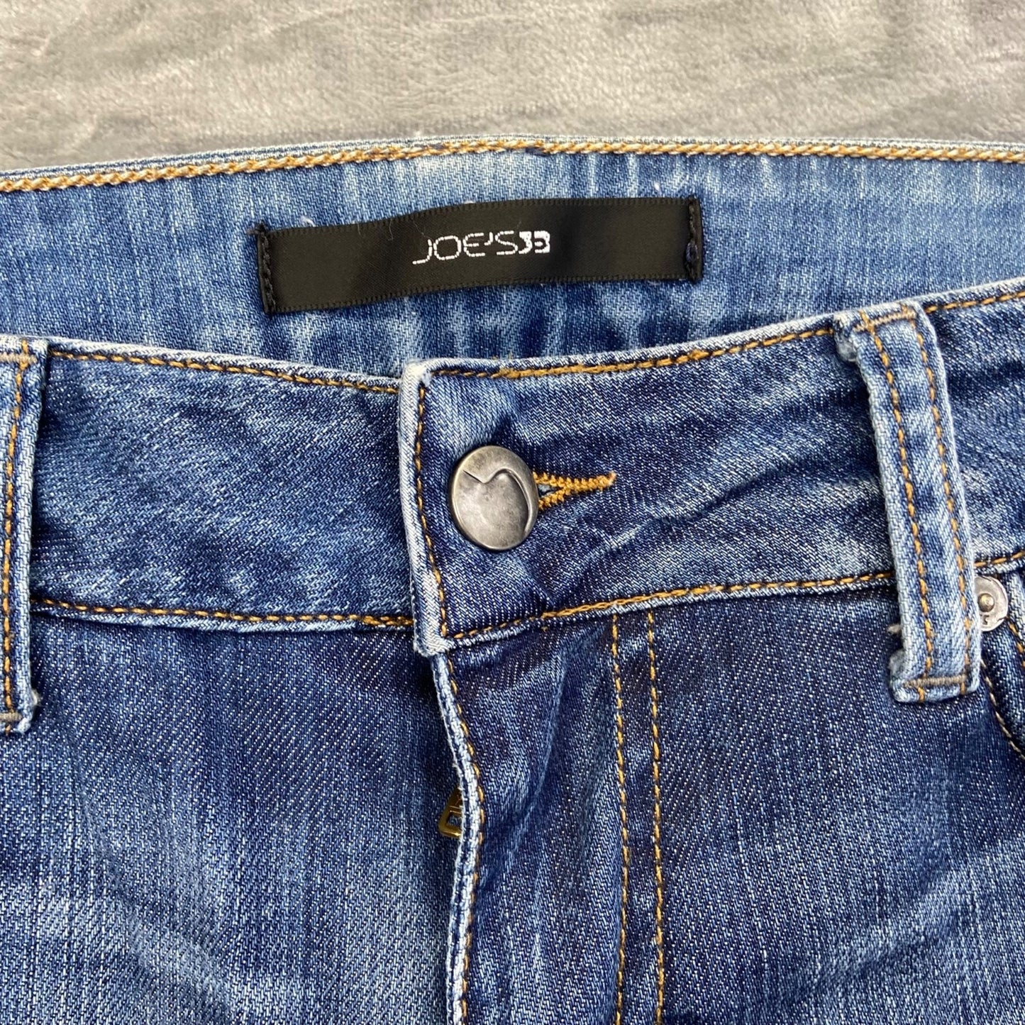 Joe's Women's Honey Kicker Straight Jeans Size 28 Blue Dark Wash Denim