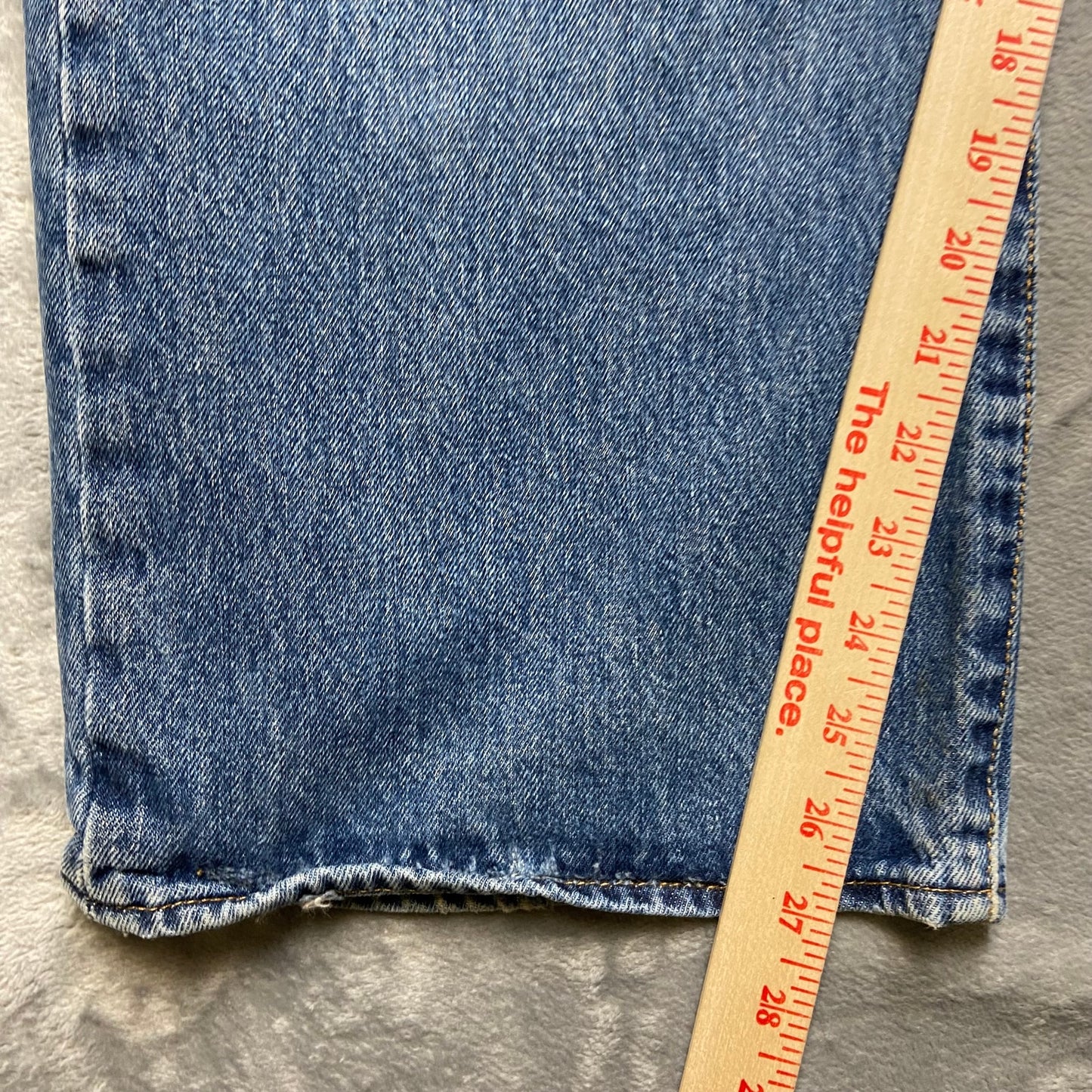 Levi's 501 Straight Jeans Men's Big & Tall Sz 50x29 Blue Medium Wash Button-Fly
